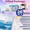 20-Piece Professional Paint Brush Set – Assorted Sizes & Tip Types for Acrylic, Watercolor & Oil Painting – Bulk Artist Brushes for Rock Painting, Crafts, Nail Art, Face Painting & School Projects